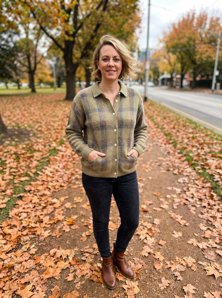 Danique™ | Cloud-Soft Plaid Button-Up